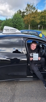 Adam Brownlie from Kilmarnock passed his driving test FIRST TIME at Irvine Driving Test Centre with only FIVE DRIVING FAULTS!From start to finish, Adam reachedd driving test standard in a very short space of time.This was due to Adam attending lessons regularly and consistently and adopting a can-do attitude to learning to drive.An excellent example of how quickly and easily the learning to 