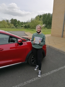 Anna Morrison passed her driving test at Irvine driving test centre FIRST TIME with only 1 DRIVING FAULT!<br />
A near perfect test standard drive! Anna really showed how good her driving is and the benefit of putting hard work and effort into her training. When you´re fully prepared, like Anna, the driving test is a very straightforward process.