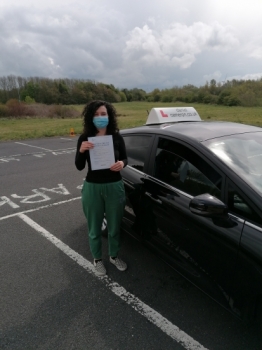 Christina McFadzean from Kilwinning passed her driving test FIRST TIME with ZERO FAULTS after taking a 30 hour Intensive Driving Course over only 8 days!