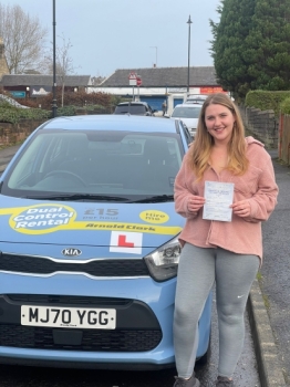 Samantha Pirie from Newmilns passed her driving test FIRST TIME at Cumnock Driving Test Centre. Due to a positive Coronavirus test I wasn´t able to take Samantha for her test. However she hired a car from Arnold Clark and ended up with a fantastic result anyway! The unfamiliar car didn´t phase Samantha at all. I´m just sorry I wasn´t there to share the mmoment.