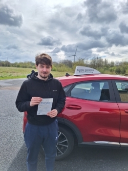 Ryan Fulton from Ayr passed his driving test at Irvine Driving Test Centre FIRST TIME with only THREE DRIVING FAULTS!<br />
Ryan made the journey from Ayr every week to Kilmarnock for his lessons. He waited until he was fully ready to take the test. After a number of mock tests and extensive practice, Ryan showed that all the effort was worth it and produced an excellent drive on the big day.<br />
Even aft