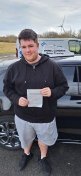 Dylan Eren from Galston passed his driving test at Irvine Driving Test Centre FIRST TIME with only 2 driving faults.Dylan´s learning journey is a fantastic example of how to achieve a first time pass while also demonstrating an excellent drive drive on test day with a low number of faults.Dylan put a great deal of effort into his driving and took regular and consistent lessons until his 